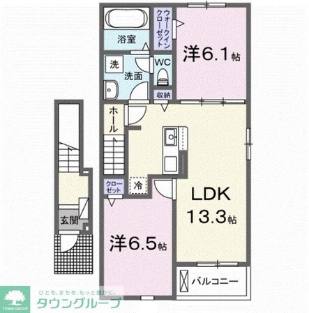 サンクレストの物件間取画像